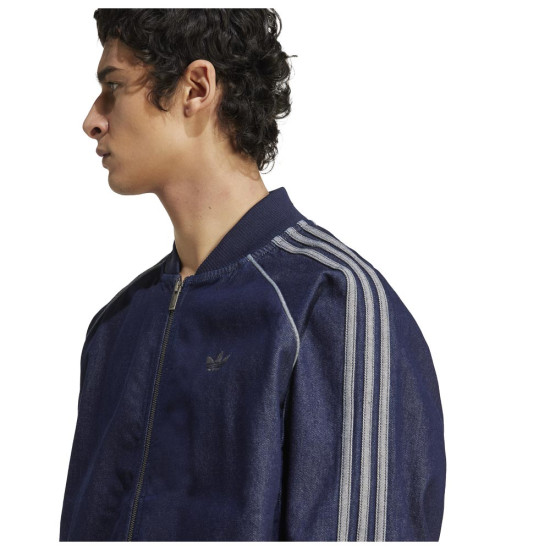 Adidas Ανδρικό μπουφάν Adicolor SST Loose Denim Stone Track Jacket